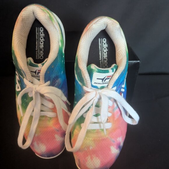 Fila Axilus Tie Dye Energized Tennis/Pickleball Women' Athletic Shoes - Picture 2 of 8